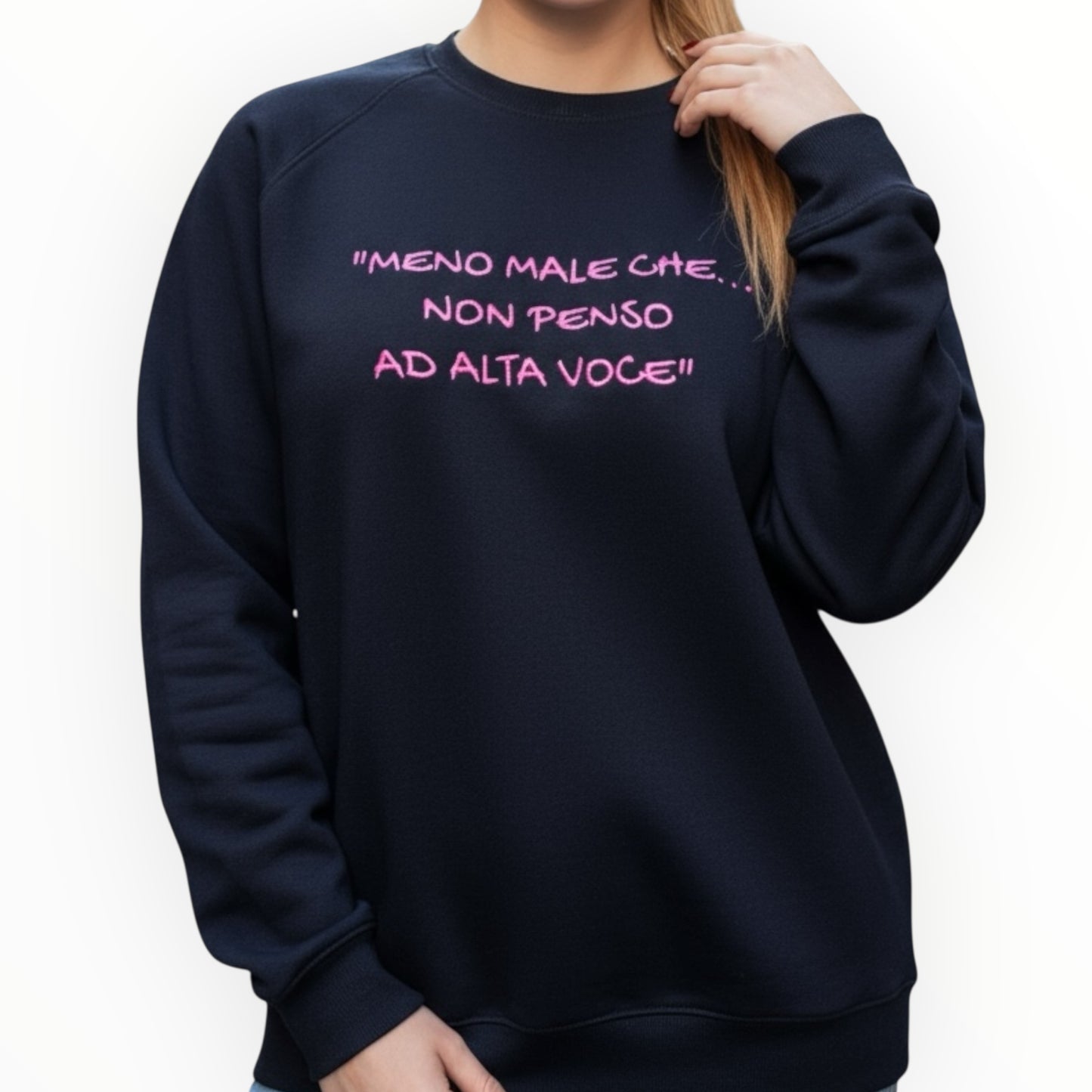 Felpa invernale POV unisex e ricamata – personalizza la tua frase inserendola nelle note al check out